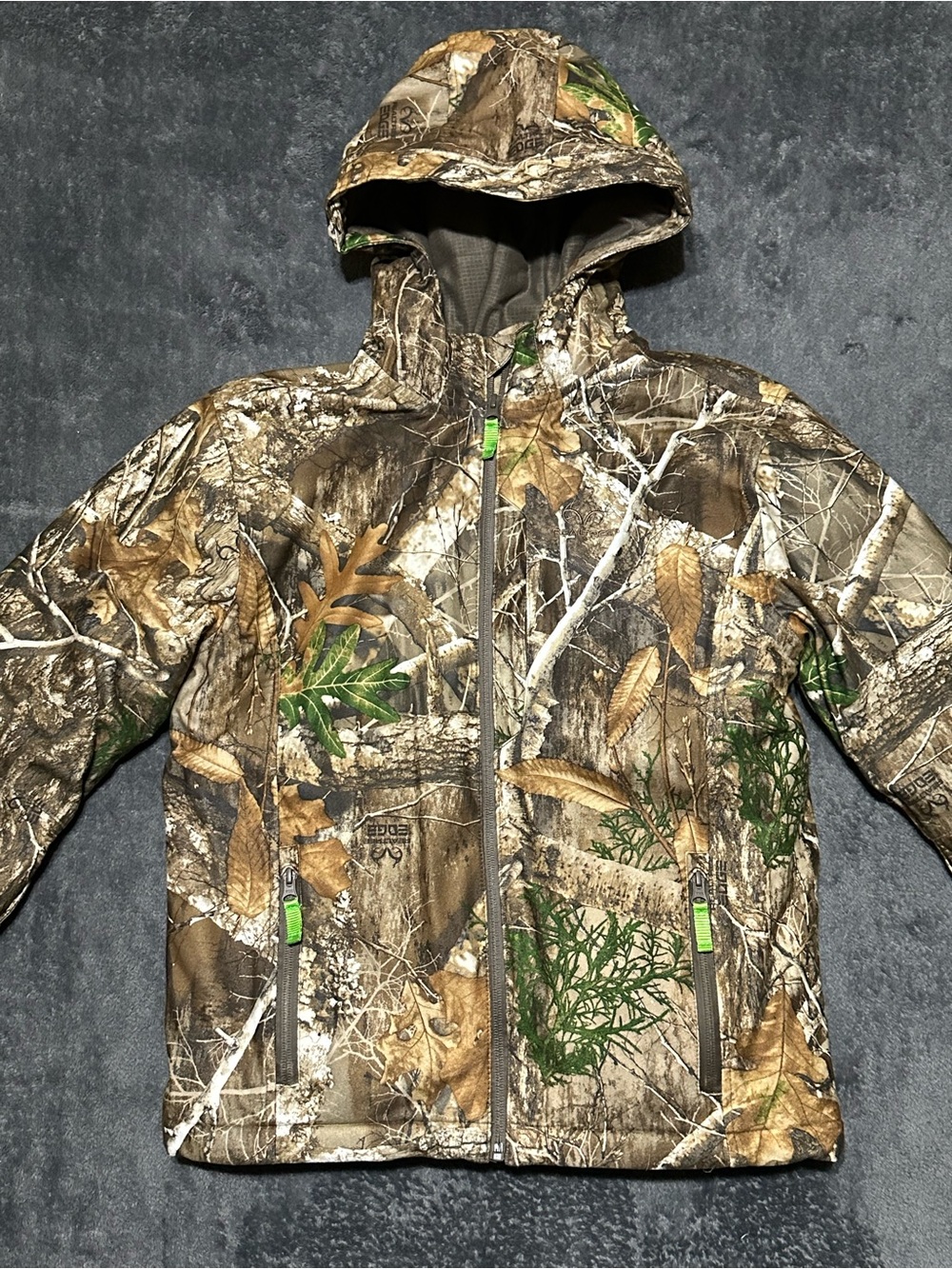 Realtree Camo Hooded Puffer Jacket
